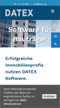 Mobile Screenshot of datex.de