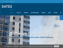 Tablet Screenshot of datex.de